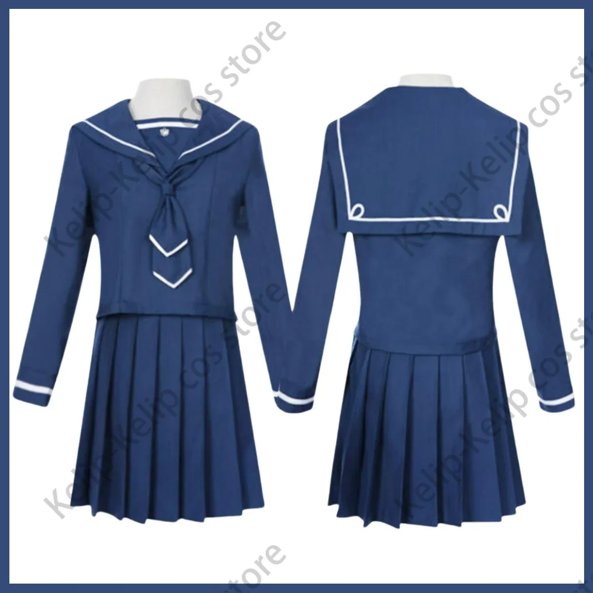 Anime Houkago Teibou Nisshi Tsurugi Hina Hodaka Natsumi Kuroiwa Yuki Cosplay Costume JK School Uniform Woman Lovely Sailor Suit