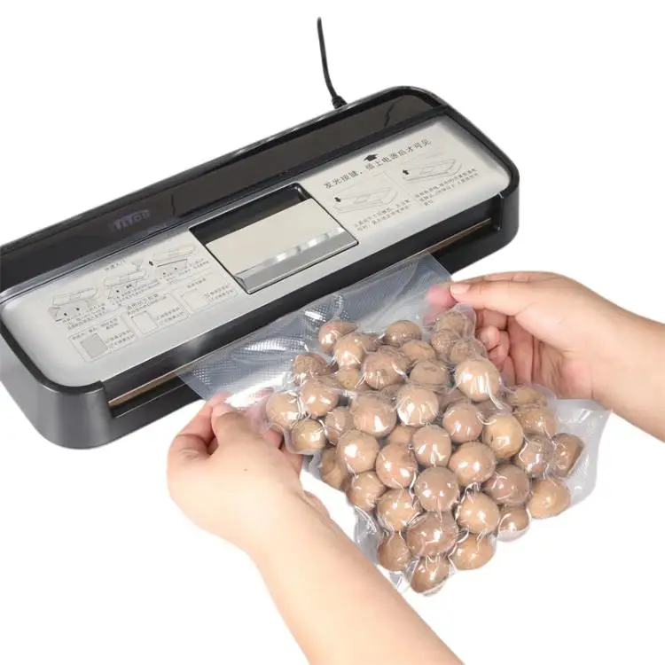 Vacuum Sealer, Automatic Food Sealer Removable Design LED Indicator, Wet and Dry Food Mode Silver