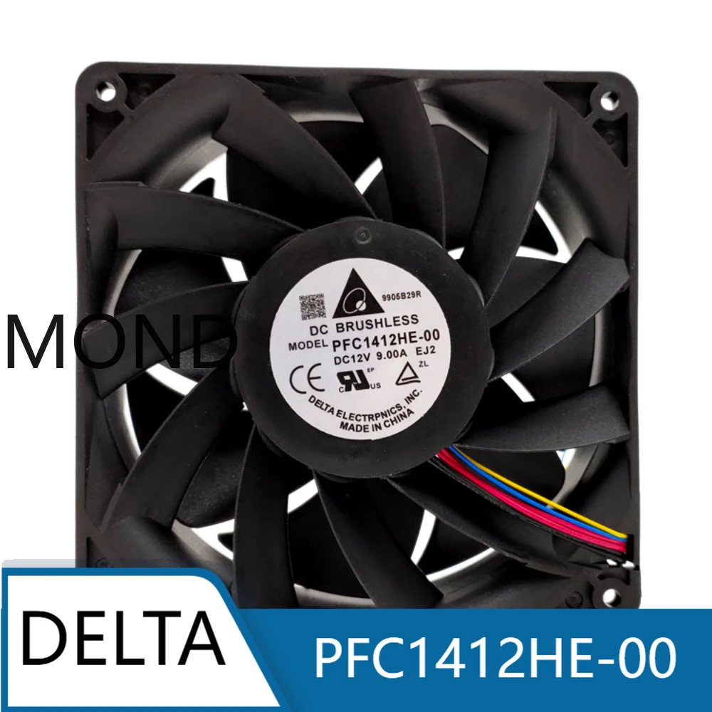 PFC1412HE-00 Delta 12V 9.00A 14038 14CM E10 Violent Server Fan