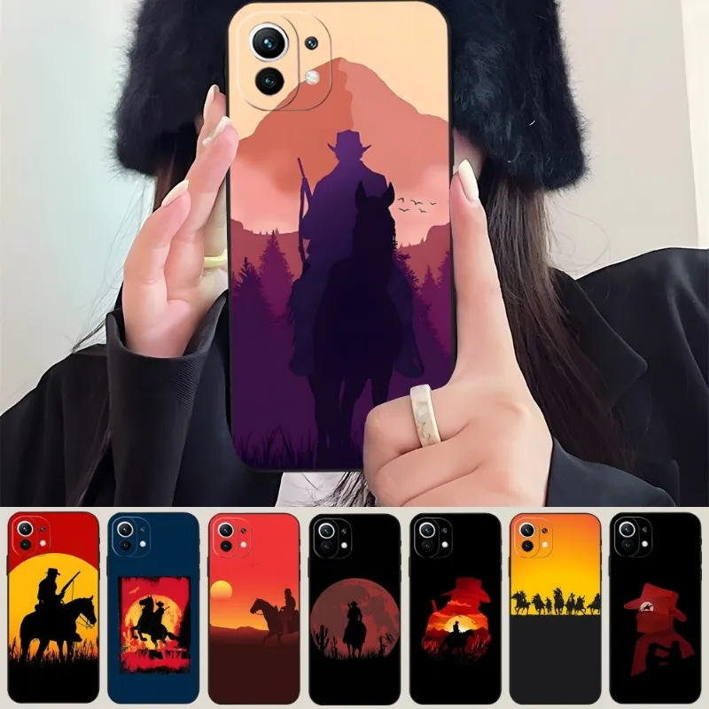 Red Dead Redemption 2 Phone Case For Xiaomi Note 10Pro POCOF3 X3 GT M3 M4Pro Redmi Note 11 10 9 S Pro Plus POCO X3 NFC Funda