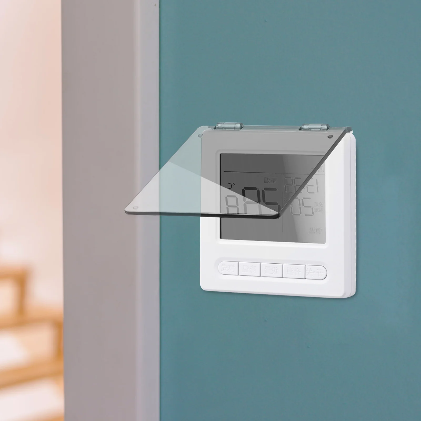 

Long Lasting Ac Panel Protector Sturdy Design Waterproof Easy Installation Central Air Conditioner Switch Cover