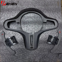 For BMW ID6 M5 F90 X3M F97 X4M F98 G30 G32 G11 G12 X3 X4 G01 G02 Alcantara carbon fiber steering wheel trim cover