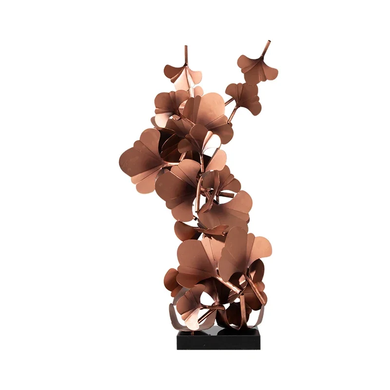 Creative Three-Dimensional Ginkgo Leaf Sculpture Artwork Ornaments