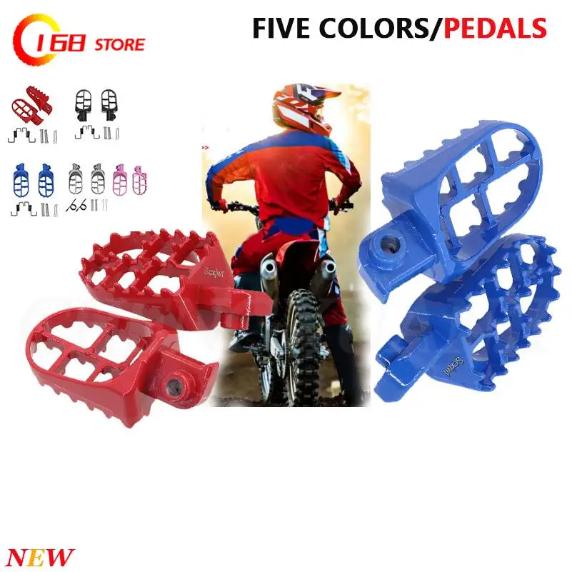 

Motorcycle Foot Pegs Rests Footpegs for Yamaha PW50 80 TW200 XR50R CRF50 CRF70 CRF80 CRF100F Motorbike Dirt Pit Bike