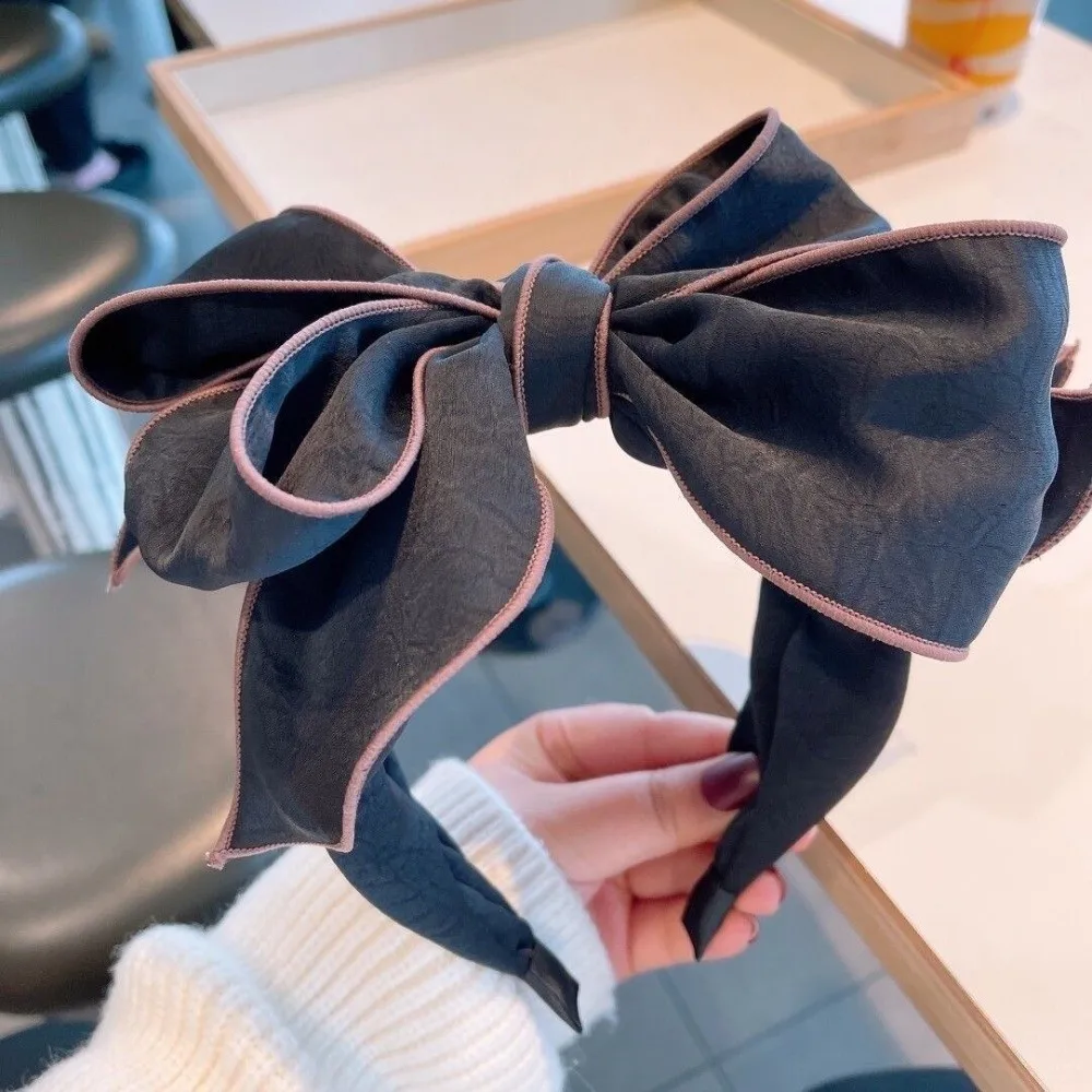 Fashion Multi Layered Bow Knot Hair Hoop Wide Edge Versatile Hairband Sweet Headbands Hair Accessories