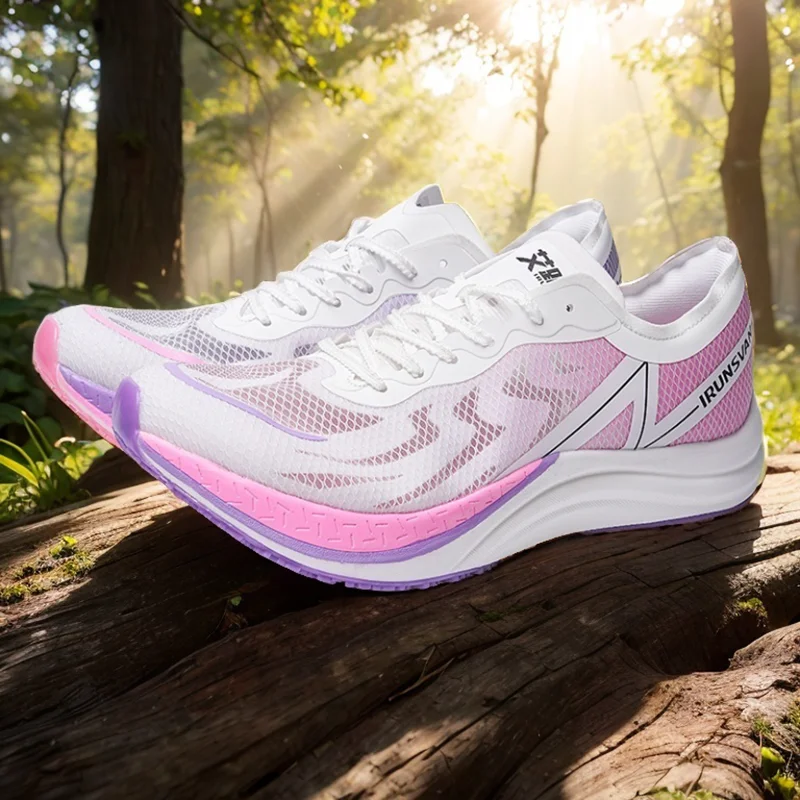 أحذية رياضية رجالية من IRUNSVAN للركض في الهواء الطلق ناعمة ولكنها مريحة ومسامية وممتصة للصدمات وغير قابلة للانزلاق أحذية رياضية خارجية #1