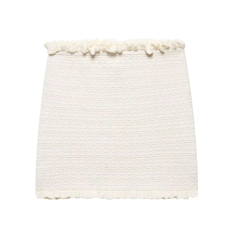 Hxao nova malha 2 peças conjunto para mulher plissado saia longa outfit feminino duas peças conjunto espartilho superior retalhos saias conjuntos 088
