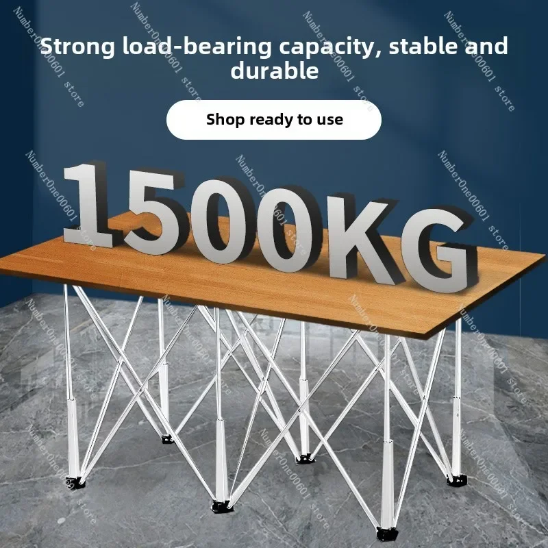 Spider leg workbench, telescopic console aluminum alloy multi-functional bracket foldable