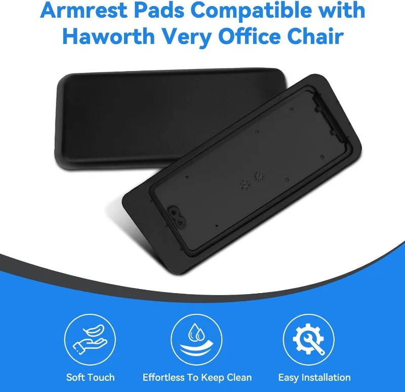 1 Pair Chair Arm Pads Caps Replacement fit for Haworth Very Office Chair Arm Rest Replacement