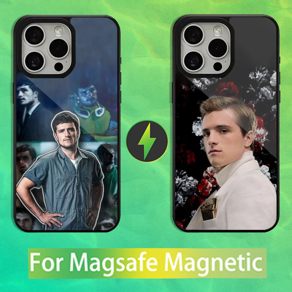 

J-Josh H-Hutcherson Actor Phone Case For iPhone 16,15,14,13,12,11,Pro,Max,Plus,Mini,Magsafe,Magnetic Wireless Charging Case