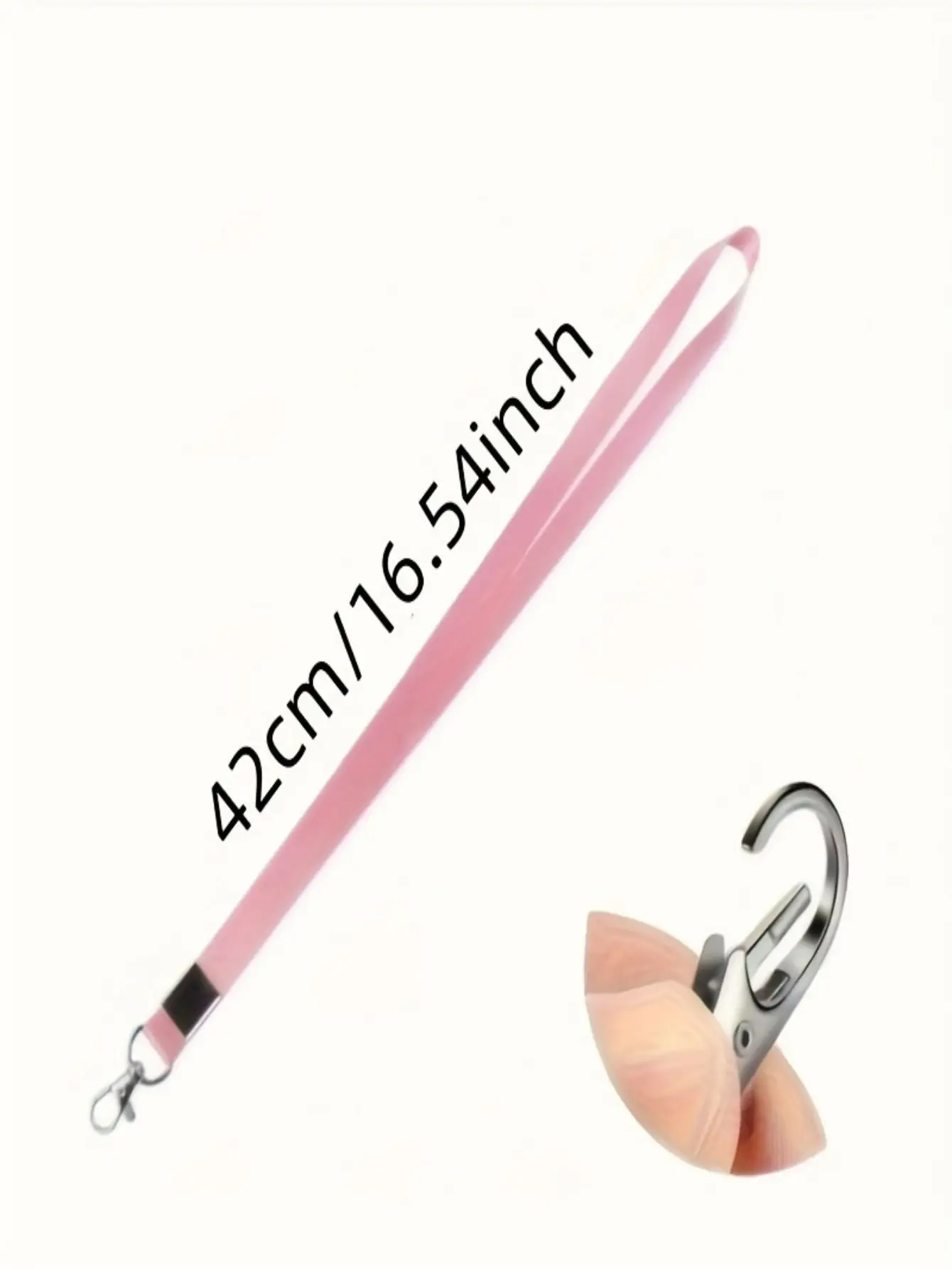 10 Pcs Durable Lanyard with Swivel Hook, Flat Neck Design for ID Badge Holders and Name Tags