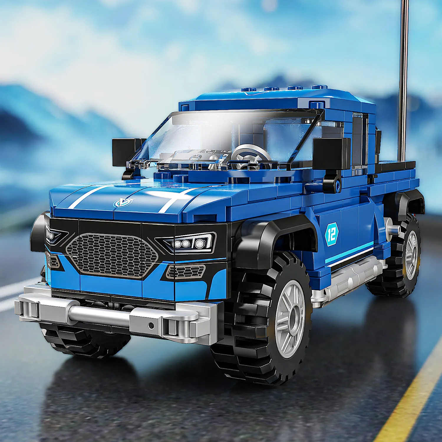 316+PCS Off-road Vehicle Building Blocks Sports City SUV Car Model Assemble Bricks Toys Desktop Decoration Gifts