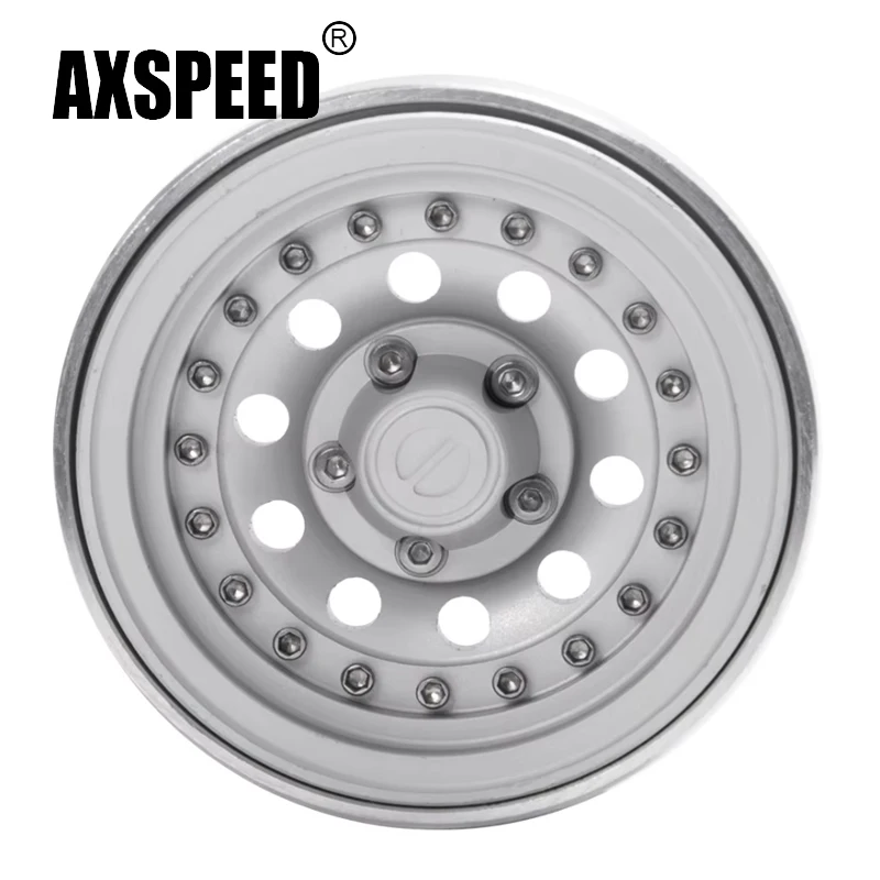 

AXSPEED Alloy 1.9" Beadlock Wheel Hub Rim for TRX4 Axial SCX10 1/10 RC Crawler Car Accessories