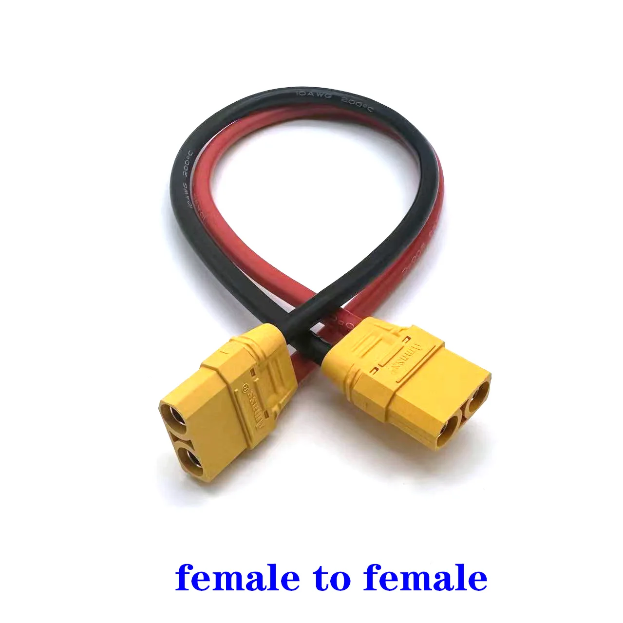 

20pcs AMASS XT90 Male Female Connector Plug with 10/20/30CM 10AWG Silicone Wire RC Battery Cable Wire for RC Lipo Battery