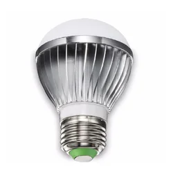E14 LED E27 lampada IC 5W 10W 15W 110V 220V 230V 265V luci a LED lampadina a Led lampadina illuminazione ad alta luminosità metallo argento