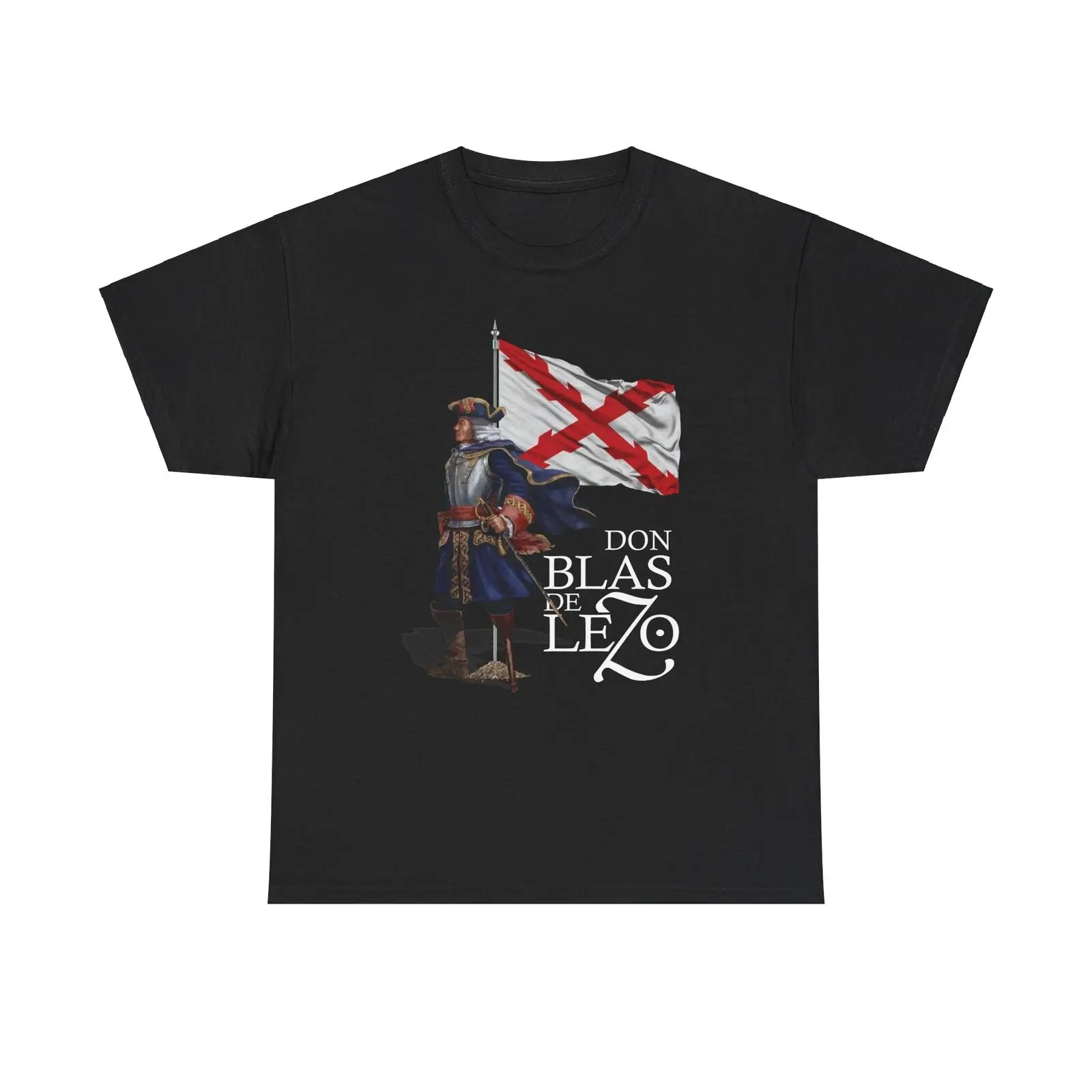 Blas de Lezo, cruz de borgoña, spanish tercios, Burgundy cross, t-shirt