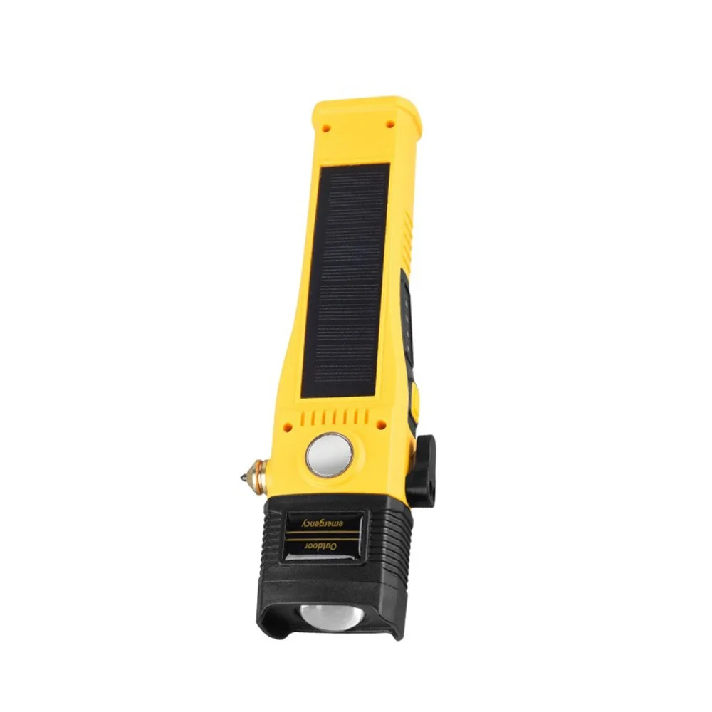

Waterproof LED Flashlight Solar Powered Energy Saving Charging Torch Portable Rechargeable Outdoor Camping Flashlight