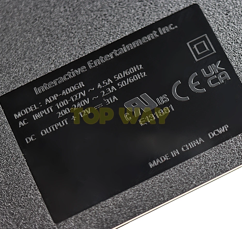 Fonte de Alimentação Interna de Substituição para Console PS5 Slim, Adaptador de Tijolo, ADP 400GR, 100-127V, 200-240V, 1PC