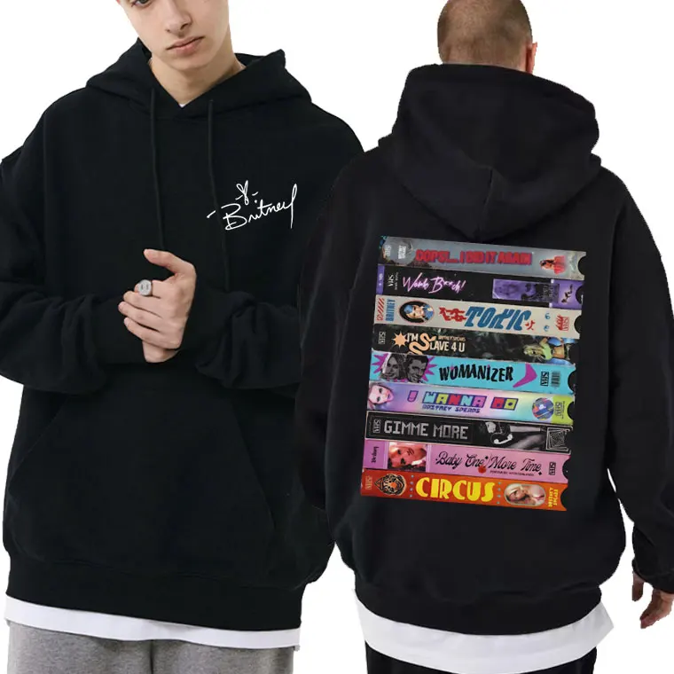 

Britney Spears Album Graphic Hoodie Men Women Casual Vintage Oversized Fleece Cotton Hoodies Unisex Fashion Fashion Sweatshirt