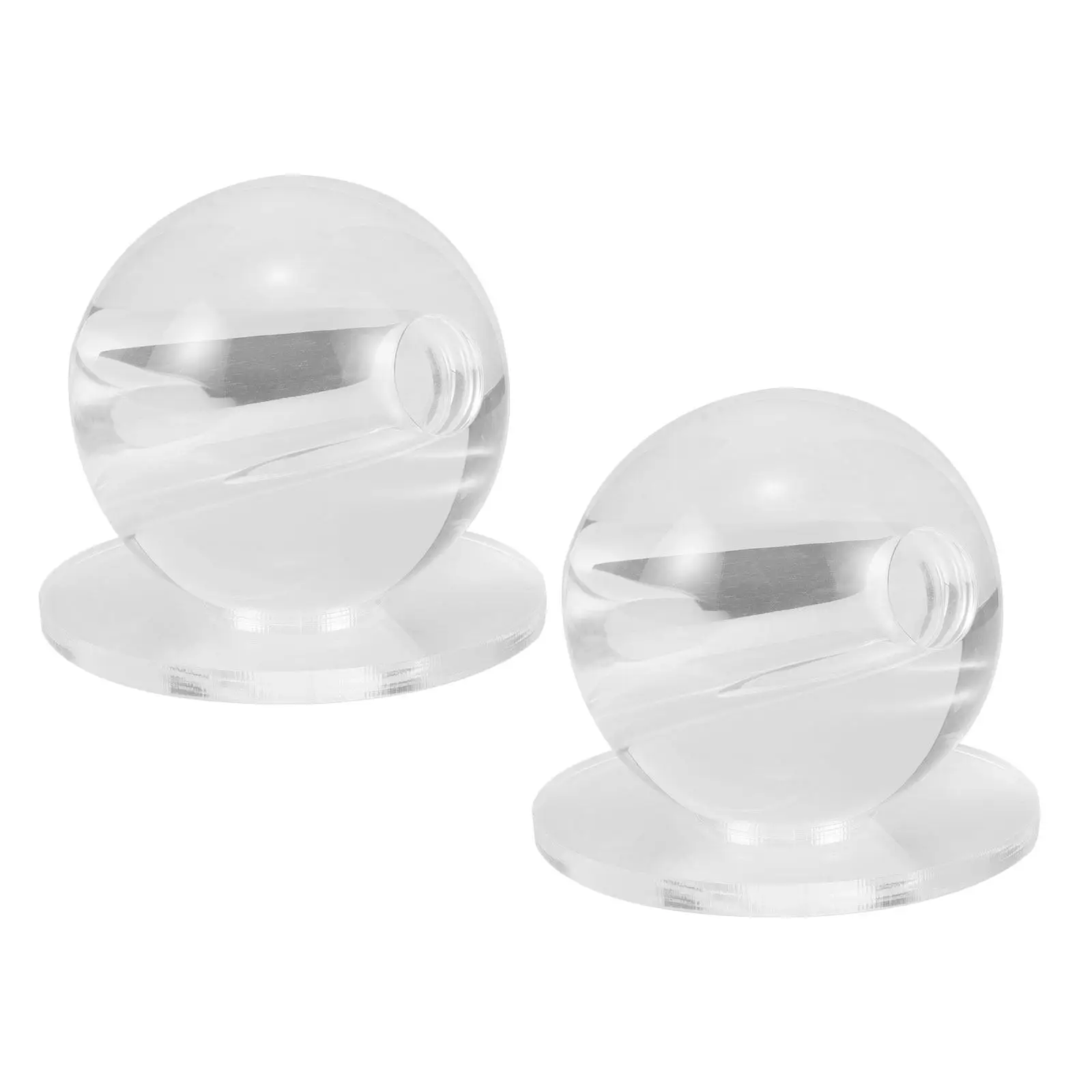 

2Pcs Resin Billiards Stroke Trainer Transparent Design Cue Straight Exerciser for Pool Table Practice Angle Aiming Tool