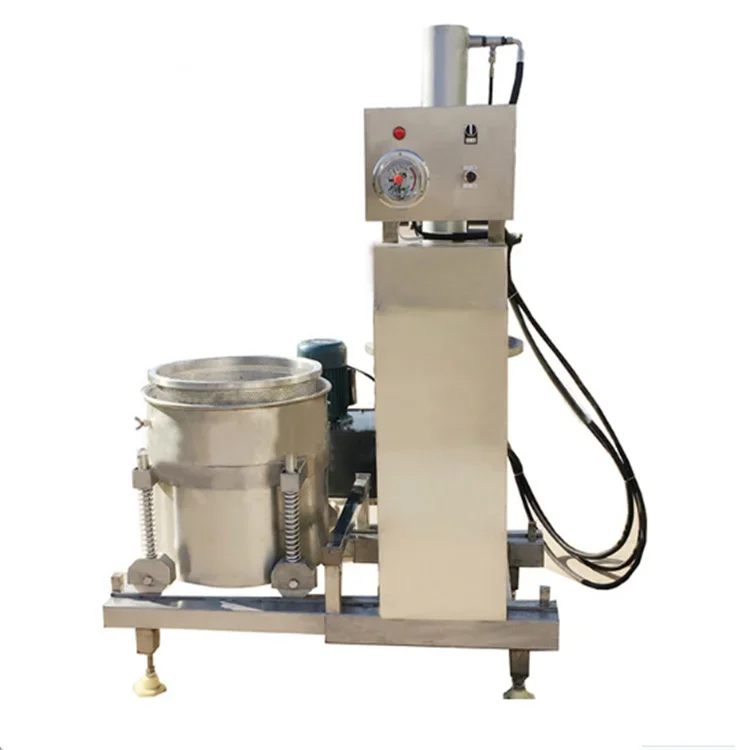 Commercial Hydraulic Fruit Vegetable Cold Filter Press Juice Machine Mulberry Mango Juicer Extractor