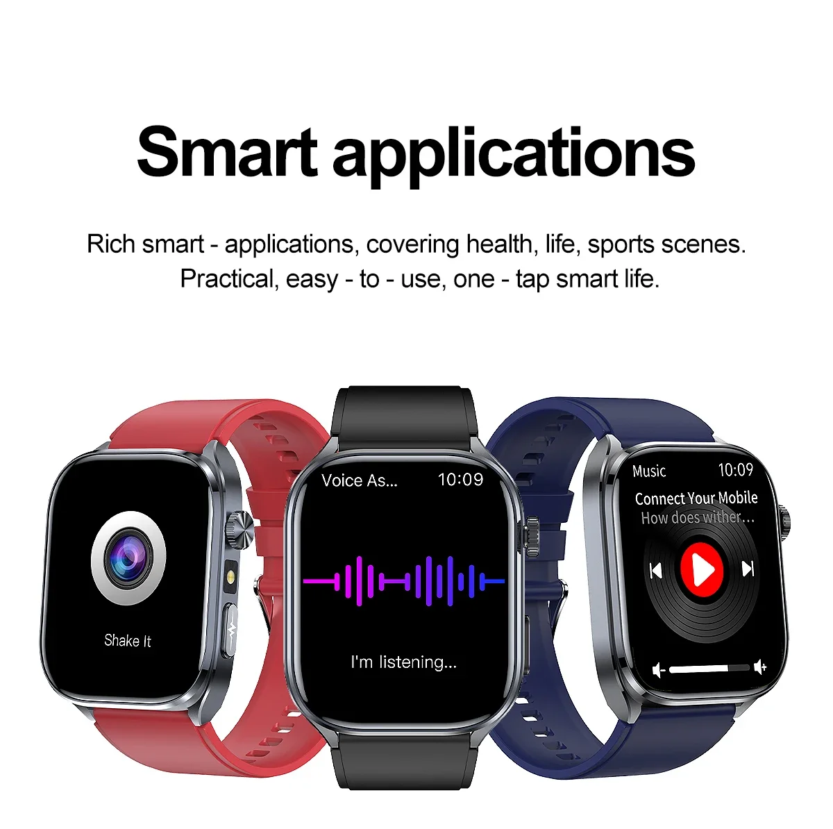 2026 Neue EKG+PPG-Uhr Gesundheits-Tracker 2,0 Zoll Harnsäure Blutfett Blutdruck Smartwatch Körperanalyse Sprachanruf Smartwatch Me – Detail 27