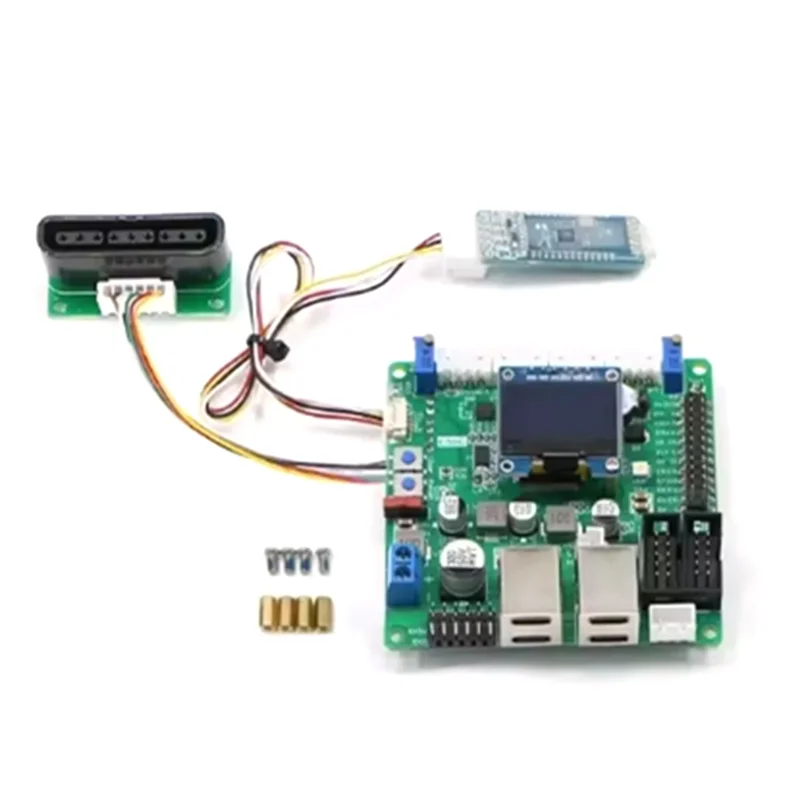 Heißer Verkauf C50C Brushed Motor Version, Roboter Control Board, Drive Control Integration, ROS Unmanned Trolley Chassis Allrad Sport