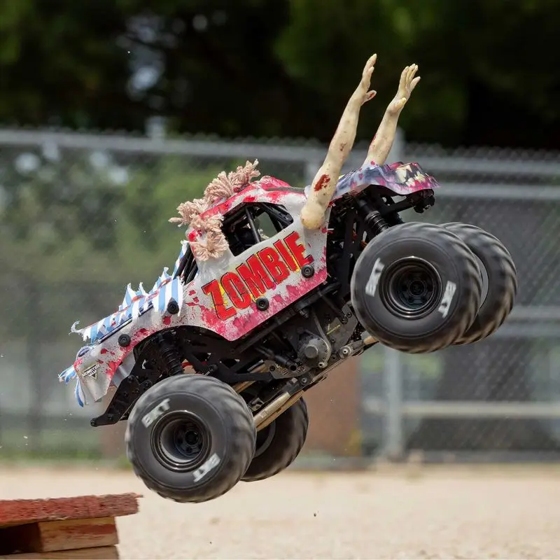 LOSI 1/18 Mini LMT Zombie Spazzolato 2S Simulazione di Controllo Remoto Elettrico 4WD Ponte Dritto Fuoristrada Arrampicata Veicolo Giocattolo Regalo