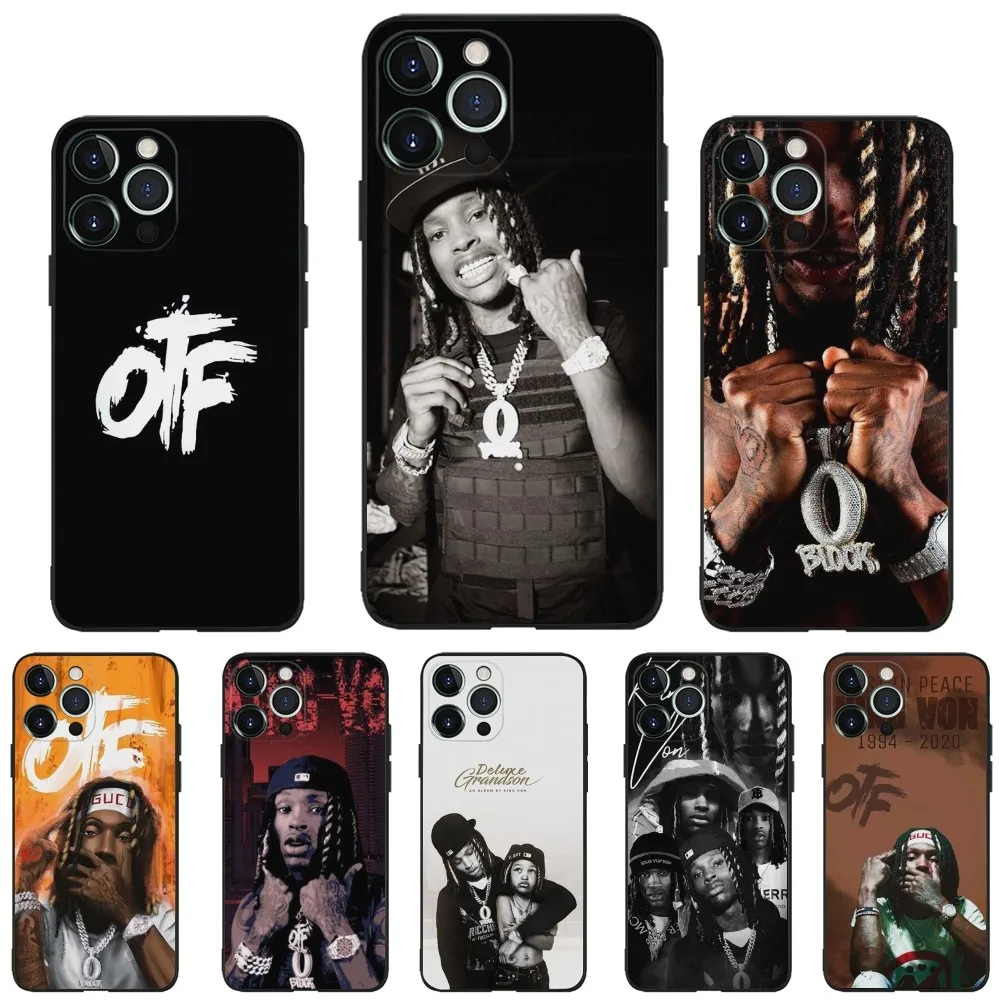 Rapper K-King V-Von Phone Case For iPhone 17 16 15 14 13 12 11 Pro Max Mini SE 7 8 Plus 17E Air Shockproof Non-Slip Cover Fundas