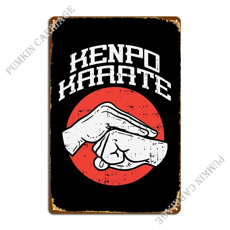 Kenpo Karate Salutation Metal Signs Personalized Party Cave Club Tin Sign Poster