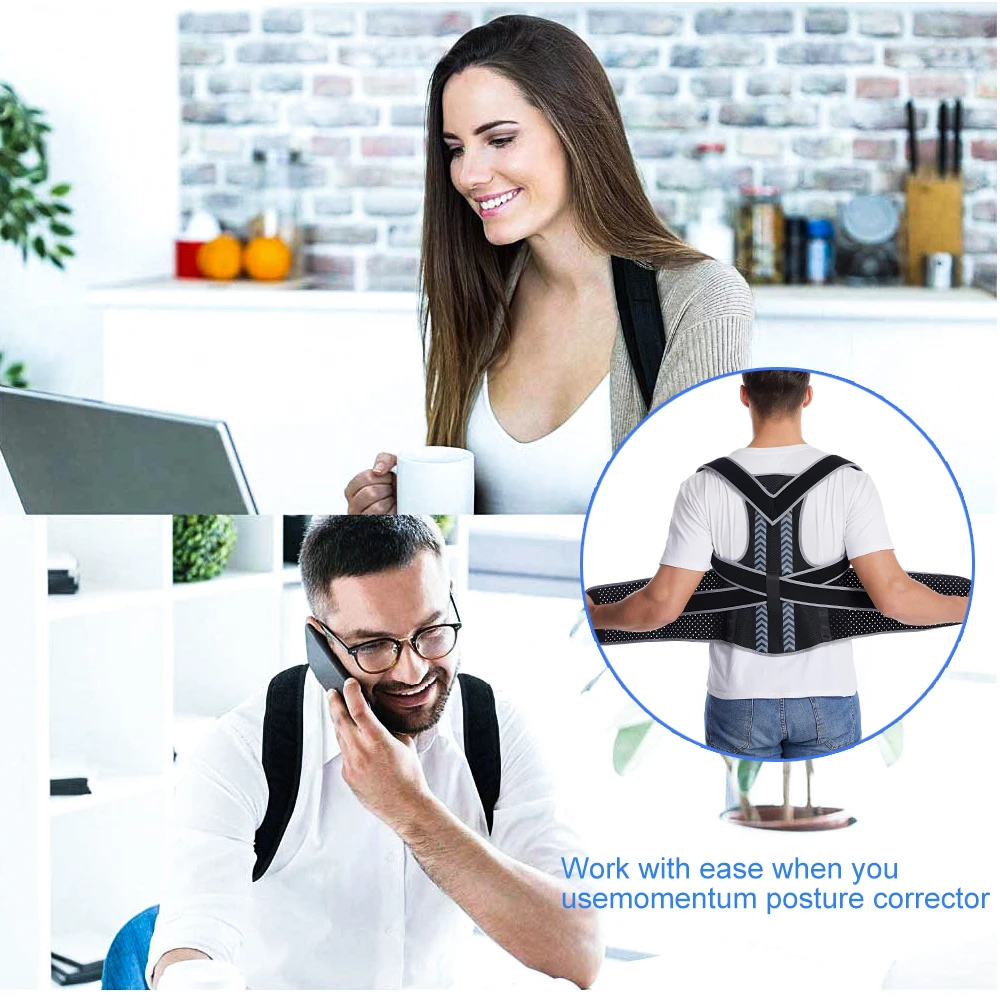 Back Corrector Corset Magnetic Posture Corrector Straight Shoulder Brace Lumbar Support Pain Relief For Children Adult Women Men