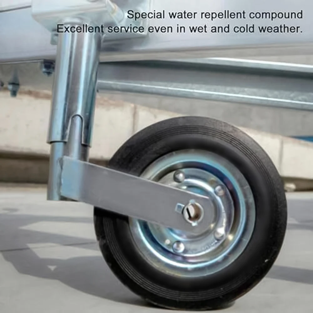 1pcs High Quality Waterproofing Trailer Wheel Replacement 8 Inch Industrial Wheel 48mm Rim Trailer Caster