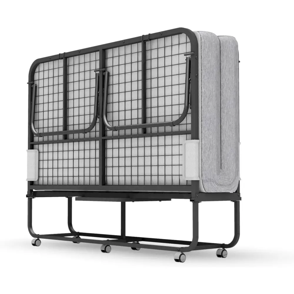 

Extra Large 75x54 Folding Rollaway Bed - Compact Storage, Easy Setup