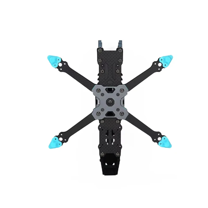 Axisflying MANTA 3,6 inch Squashed-X koolstofvezel framekit wielbasis 162 mm geschikt voor Gemfan-3630 Prop 3,6 "Freestyle Drones