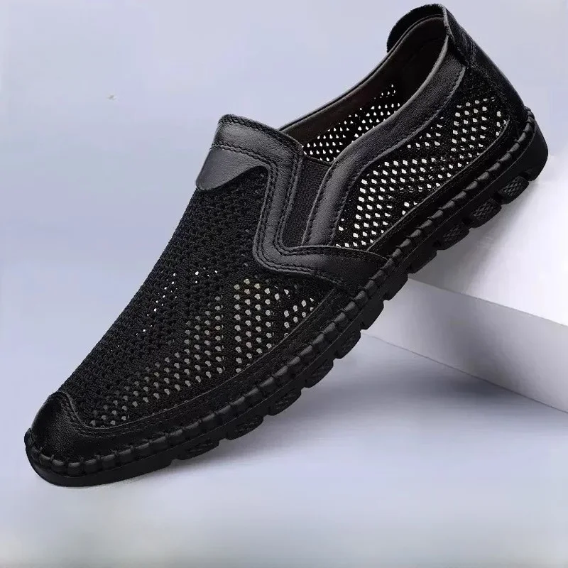 

Men's Summer Me oes Breathable Hollow out Slip-On Work oes Lightweight Anti-Slip Dad oes Easy to Wear Casual oes