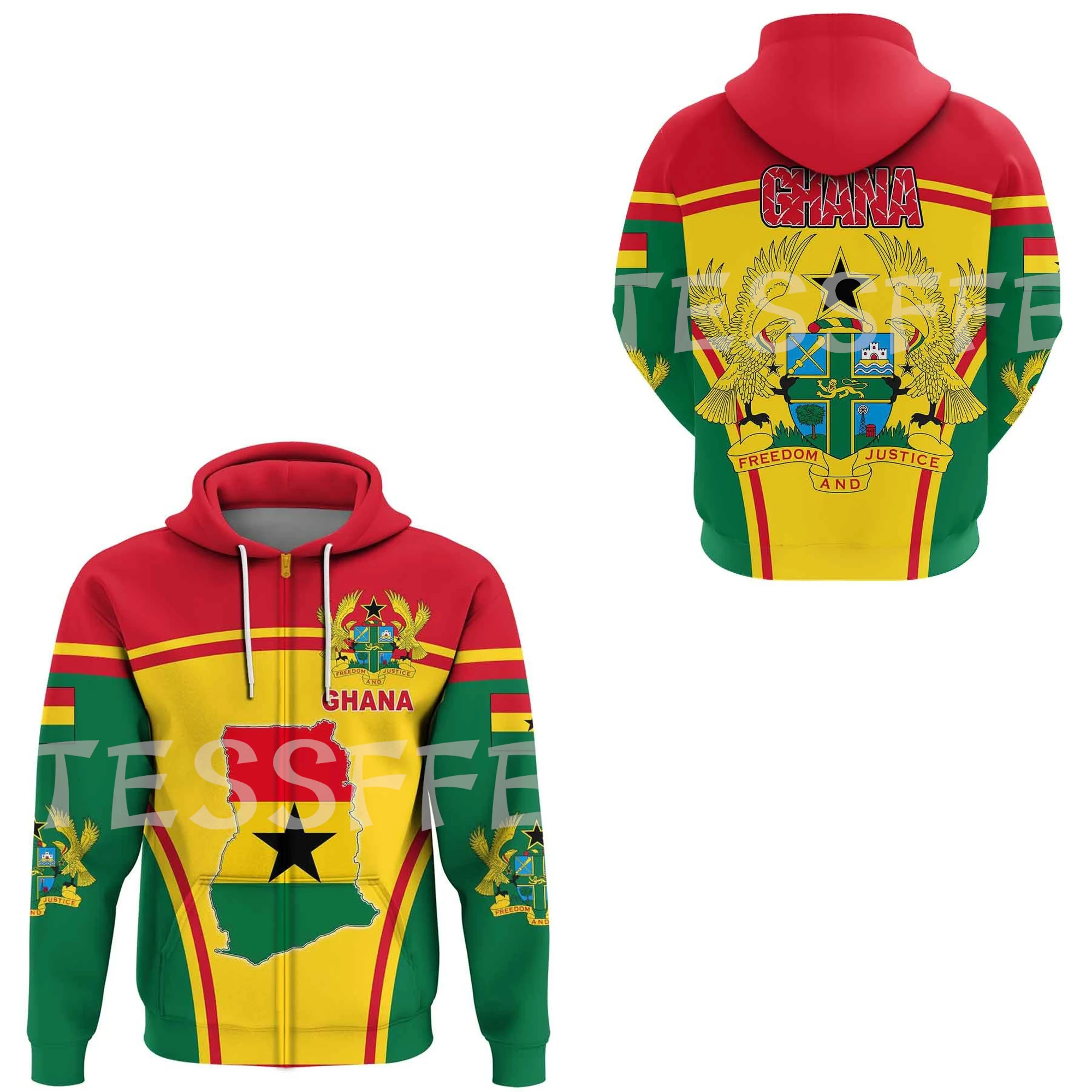 NewFashion Africa Country Kente Ghana Tattoo Retro Culture Vintage Tracksuit 3DPrint Harajuku Casual Pullover Jacket Hoodies X5