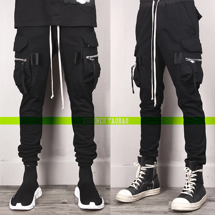 

Мужские рабочие брюки Rodrk Harlan с боковой молнией и большими карманами, зауженные, повседневные, из хлопка, прямого кроя