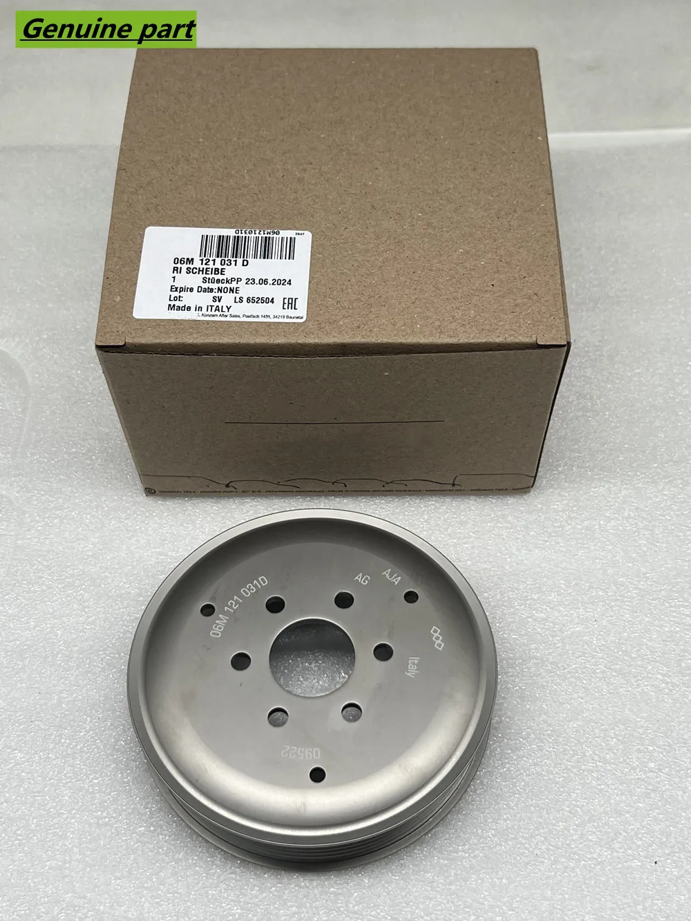 

OEM 06M121031D 06M 121 031 D Water Pump Pulley For Audi A6 A7 A8 Q5 Q7 Q8 RS4 RS5 S4 S5 S6 VW Touareg 2.9 3.0T 2018+