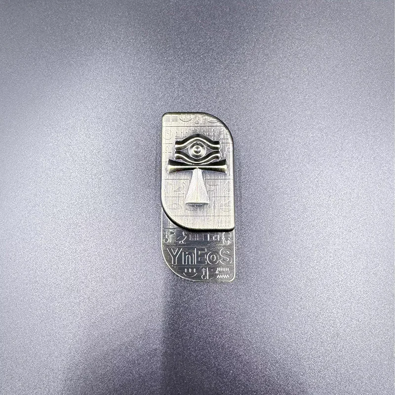 ミレニアムアイ EDC メカニカルスライドブロック回転指先ジャイロスコープ、デスクトップおもちゃの減圧とリラックス用