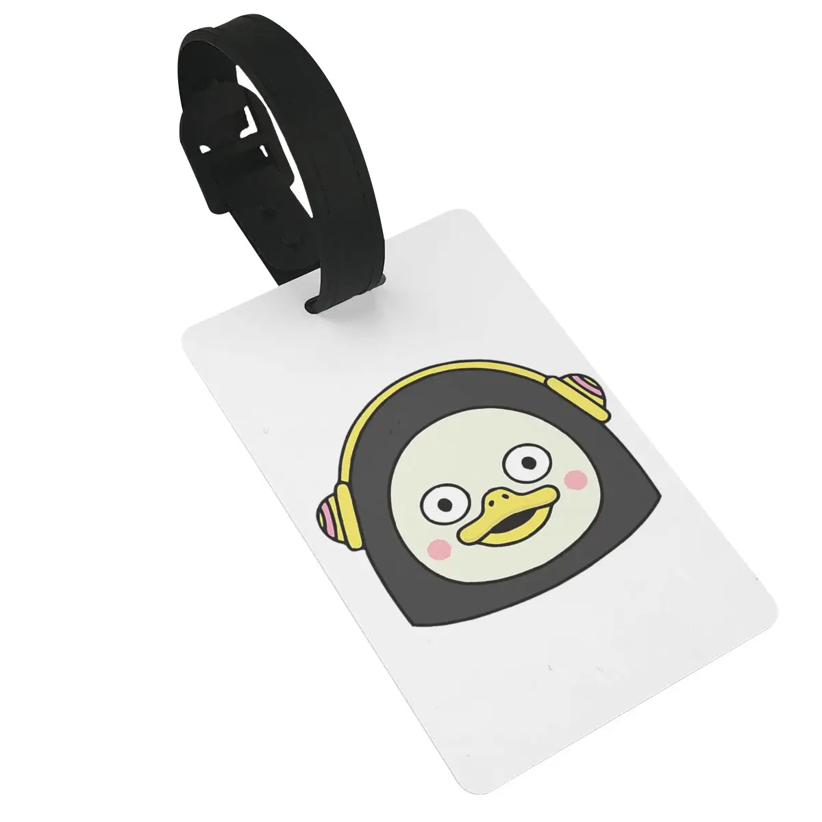 Pengsoo (face) Classic Luggage Tags Suitcase Accessories Travel PVC Baggage Boarding Tag Portable Label Holder ID Name Address