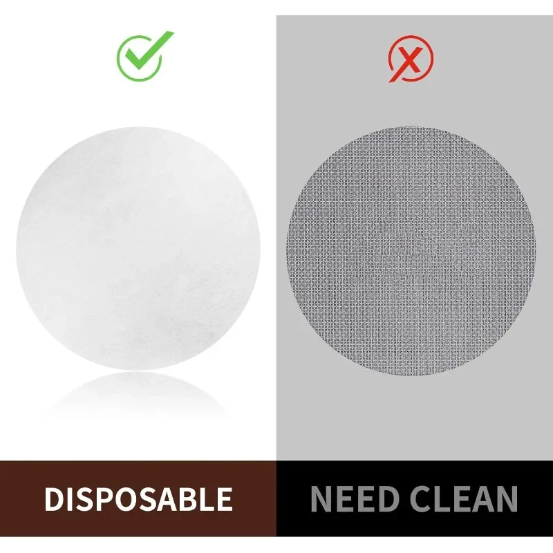 500/1000 Pcs Coffee Paper Filter for Espresso Coffee Maker,Unbleached Espresso Filter Puck Screen Portafilter Paper fits Machine