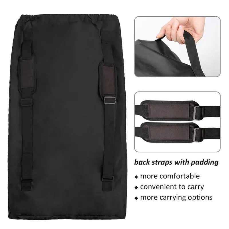 Bolsa de viaje para asiento de coche, mochila para asiento de bebé, bolsa de viaje para cochecitos, silla de ruedas, bolsa de almacenamiento para