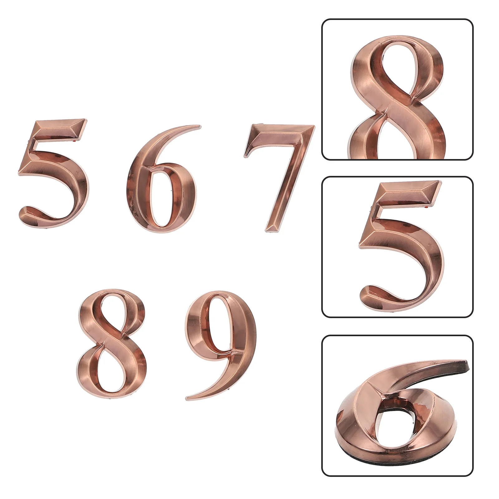 

Number Sticker Self Adhesive Waterproof Address Numbers For Mailbox Door Wall Apartment Hotel Street Number Sign Durable