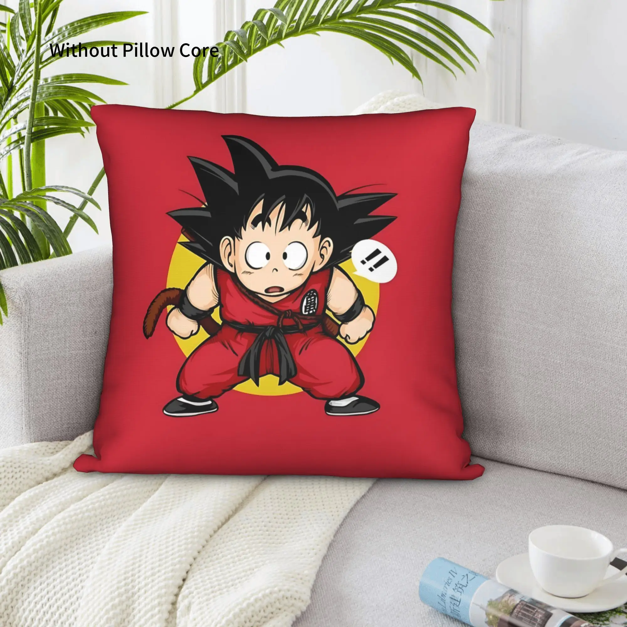1PC Dragon Ball Goku Pillow Case Double-Sided Printing Anime Sofa Cushion Bedroom Bedside Pillow