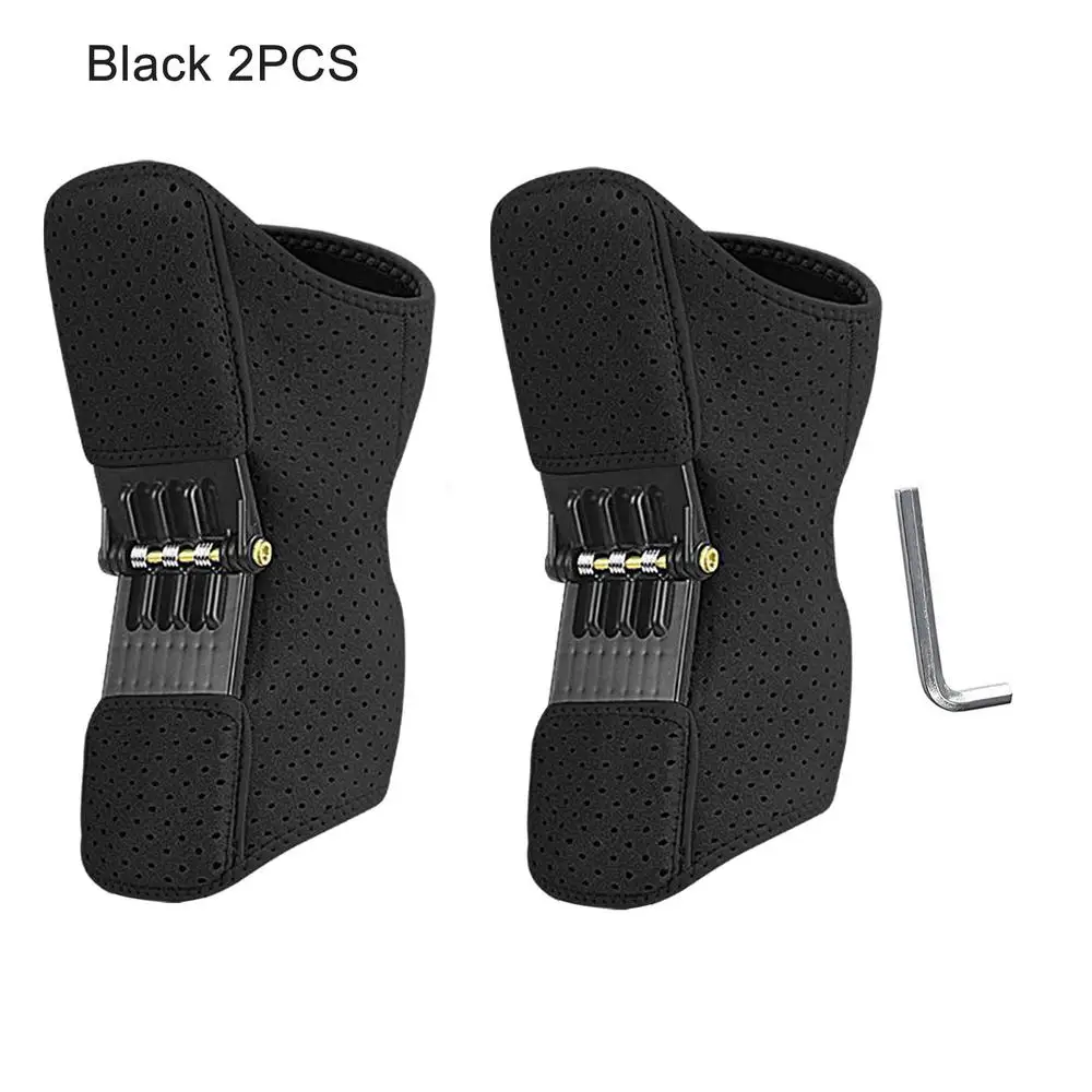 

Power Knees Stabilizer Pads Adjustable Breathable Spring Loaded Knee Brace Spring Loaded Knee Brace Knee Stabilizer Pad