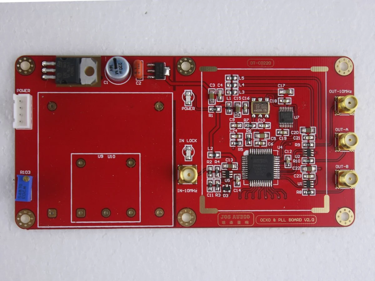 Orologio atomico da 10 MHz Orologio al rubidio FE5680 Scheda di conversione di frequenza dell'oscillatore a cristallo a temperatura costante Scheda di conversione PLL