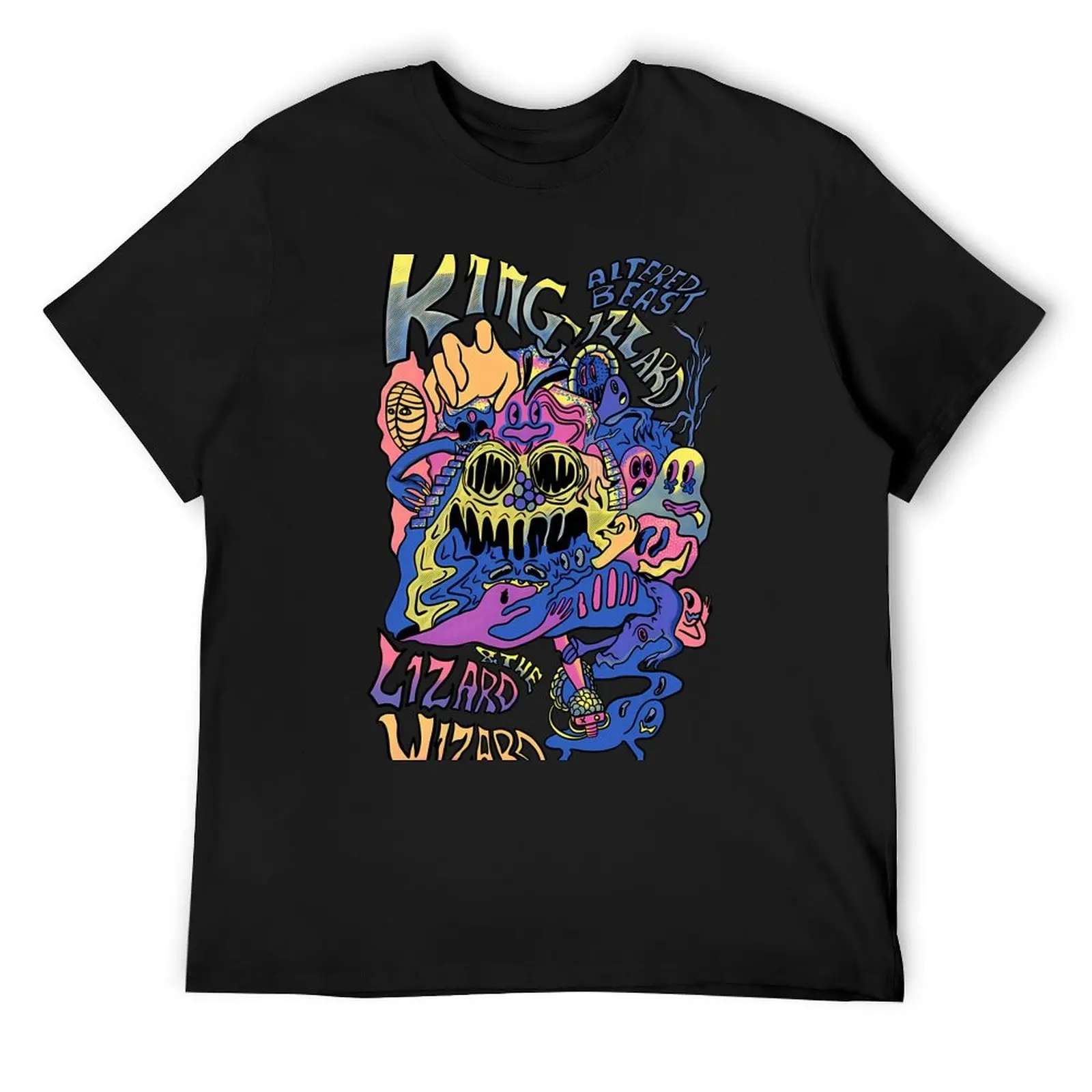 

King Gizzard and the lizard wizard - Altered beast Color 2 T-Shirt tops blacks street wear custom shirt mens graphic t-shirts