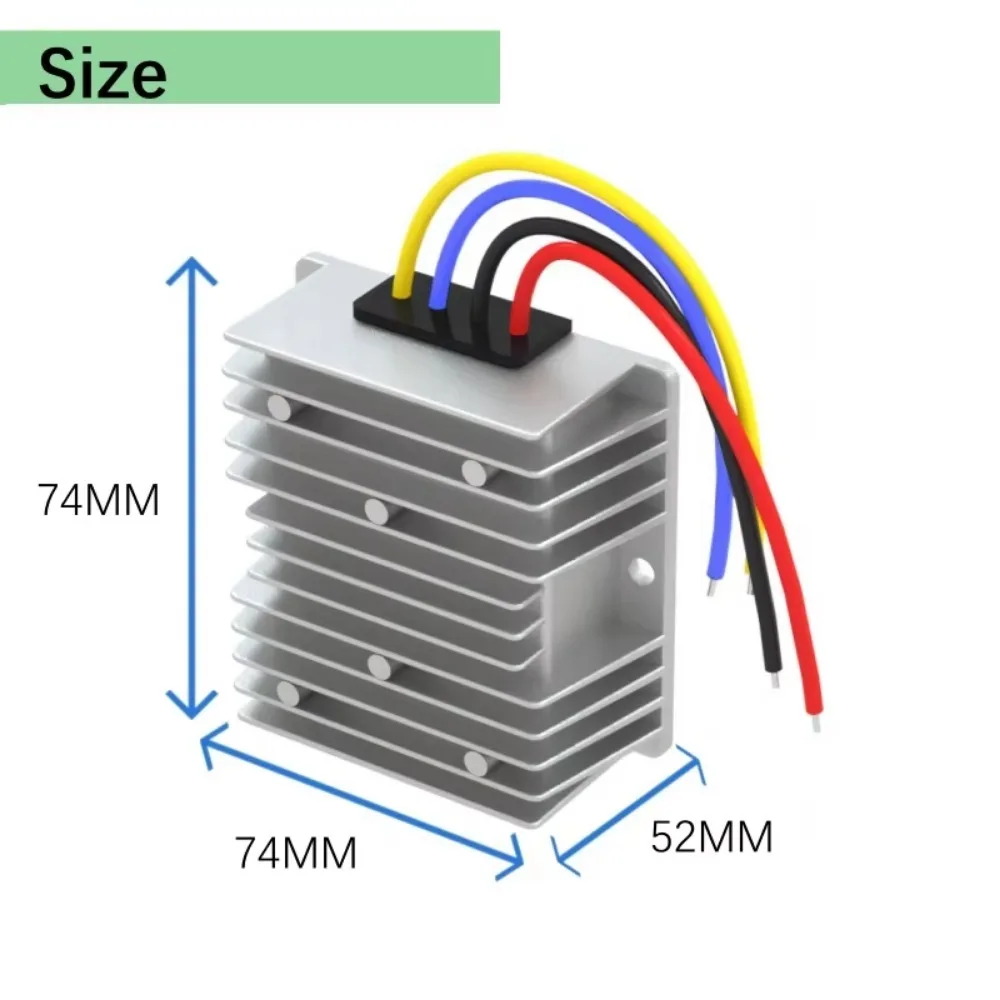 Convertitore DC DC da 24 V a 13,8 V 10A-60A Step Imbottiture Regolatore di tensione Buck Stabilizzatore Trasformatore Modulo regolatore di alimentazione per auto CE