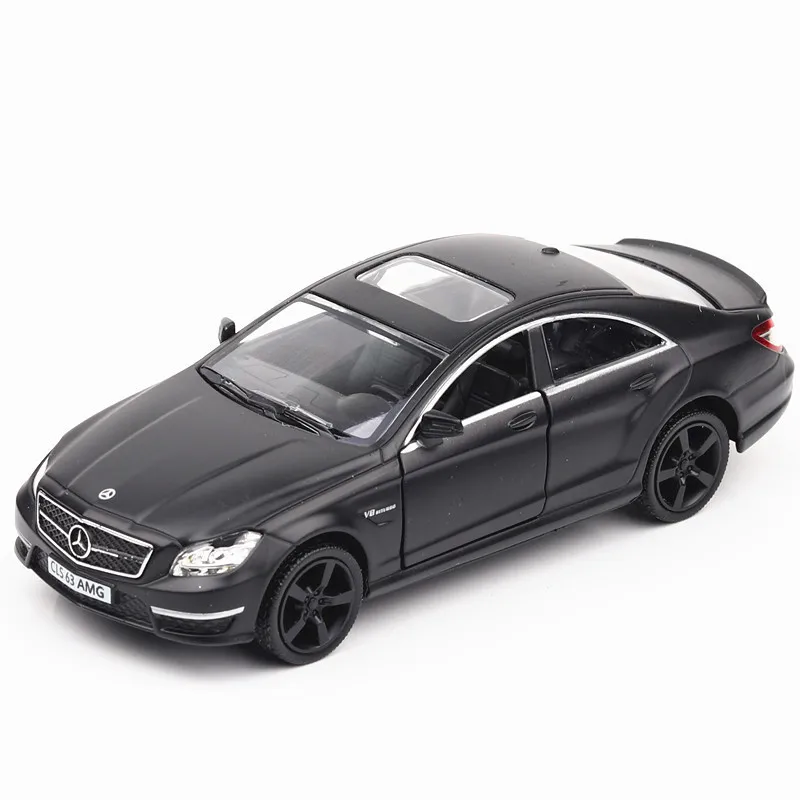 1:36 Mercedes-Benz CLS 63 AMG Metal Diecast Car Model Scale Miniature Collection Vehicle Hobby Kid Toy for Boy Xmas Gift A57