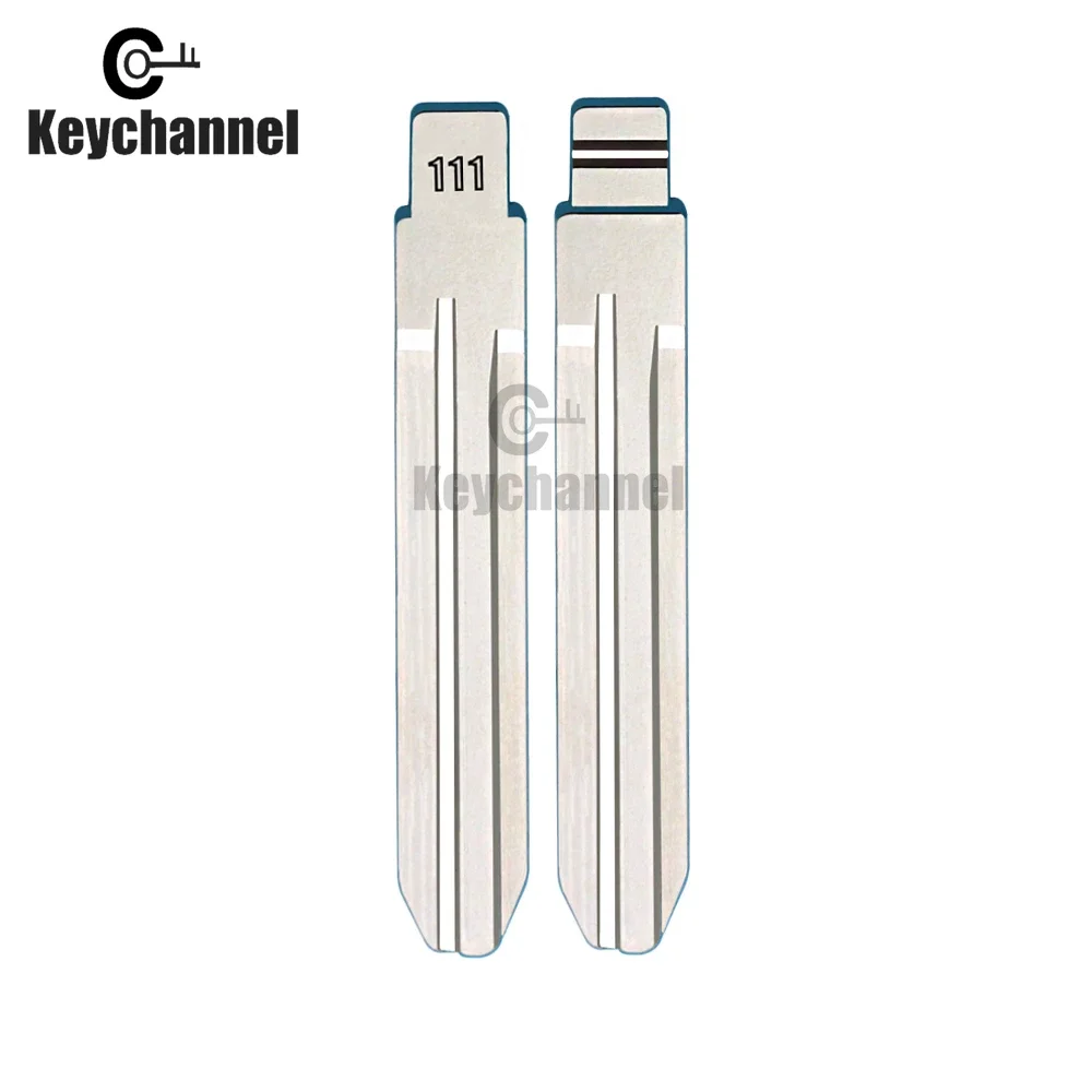 10pcs TOY43R Car Key Blade 111# KD Remote Key Blank for Subaru Forester Impreza Suzuki Chevrolet Colorado for VVDI Flip Remote